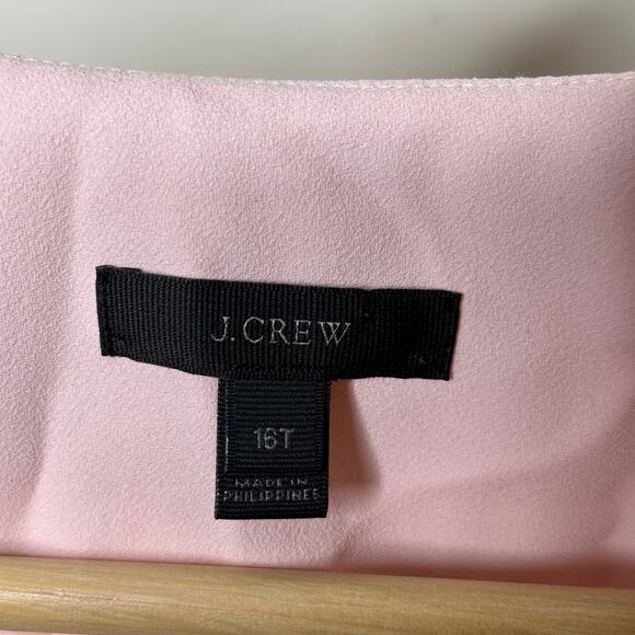J. CREW French Girl Blazer Double Breasted Blush Pink Sz 16 Tall {V21} - Picture 4 of 6